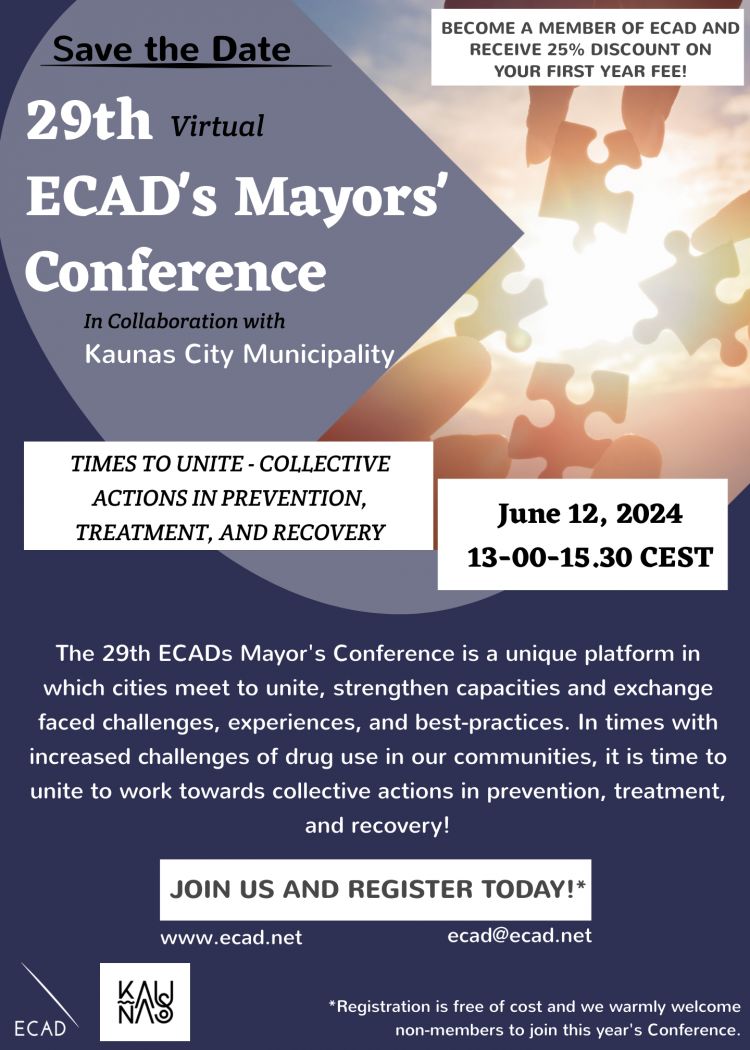Read more: Save the Date - 29th ECADs Mayor's Conference - June 12th, 2024