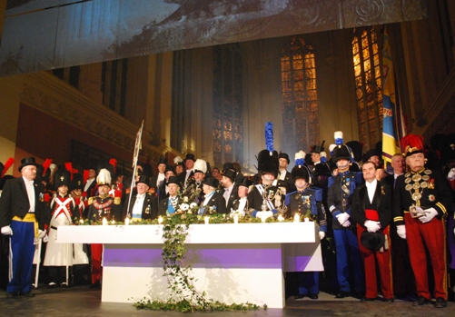 Participants of the ceremony in Vise